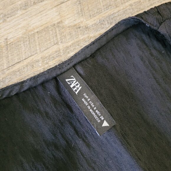 ZARA | Square Neckline Textured Long Sleeve Bodysuit | Sz. S - Picture 8 of 10